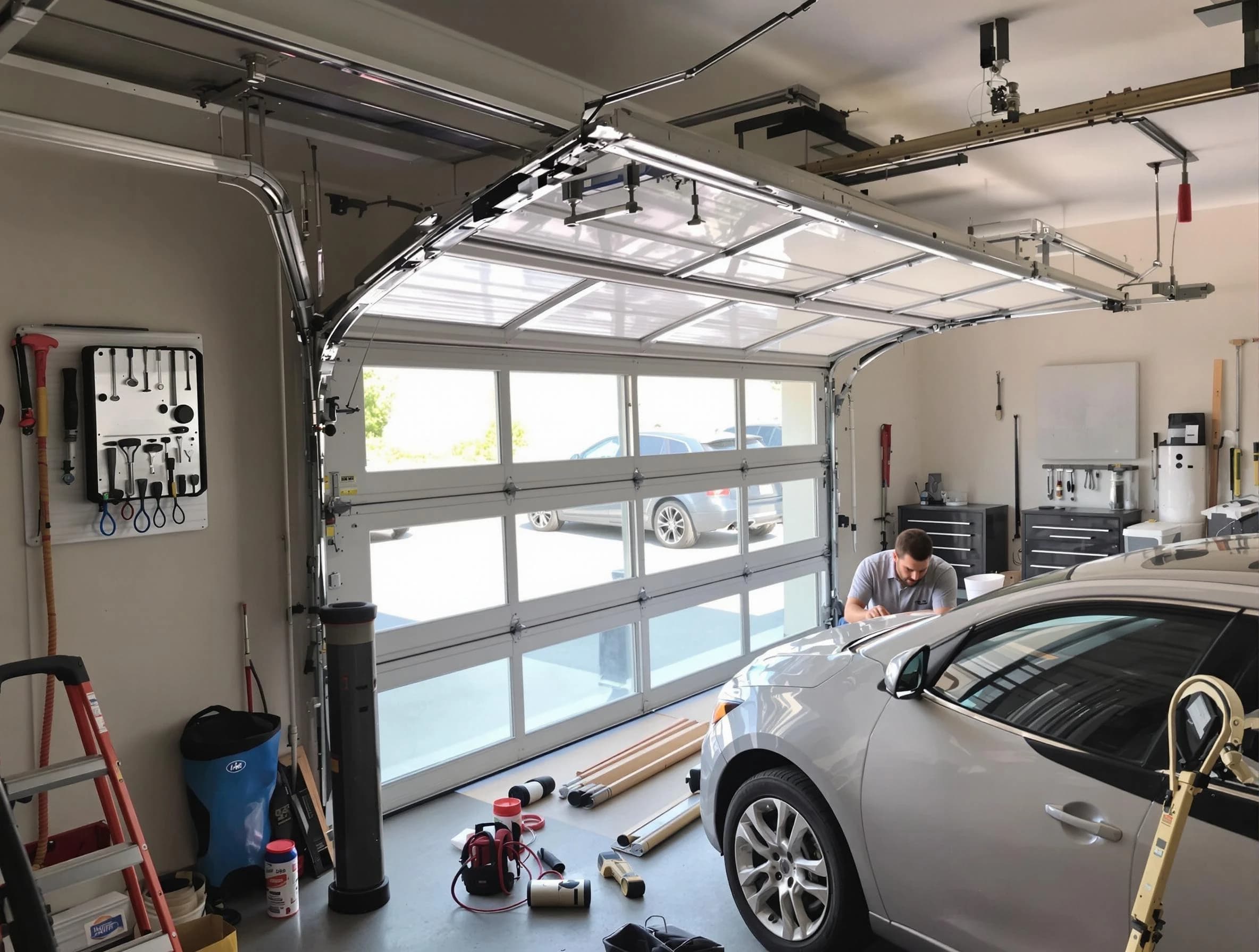 Garage door noise reduction service by Ogden Garage Door Repair in Ogden
