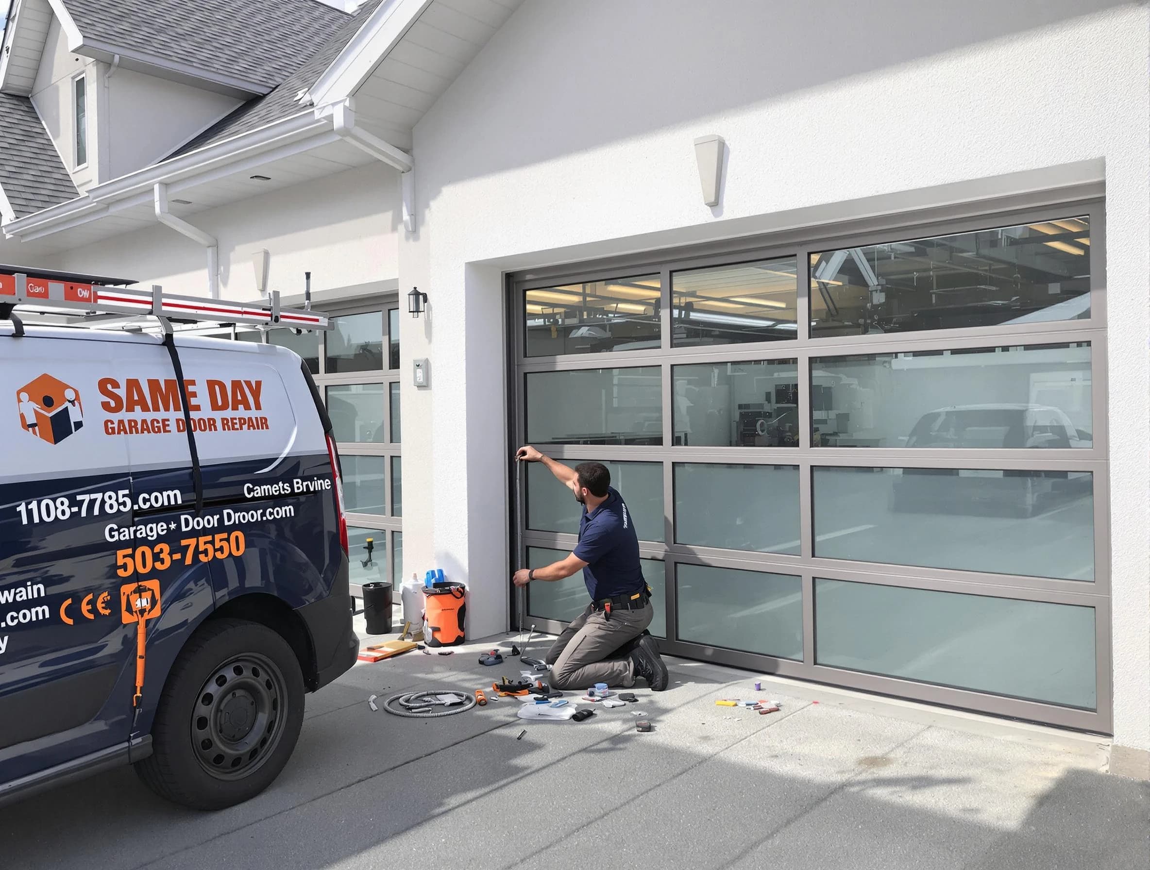 Same-day garage door repair service by Ogden Garage Door Repair in Ogden