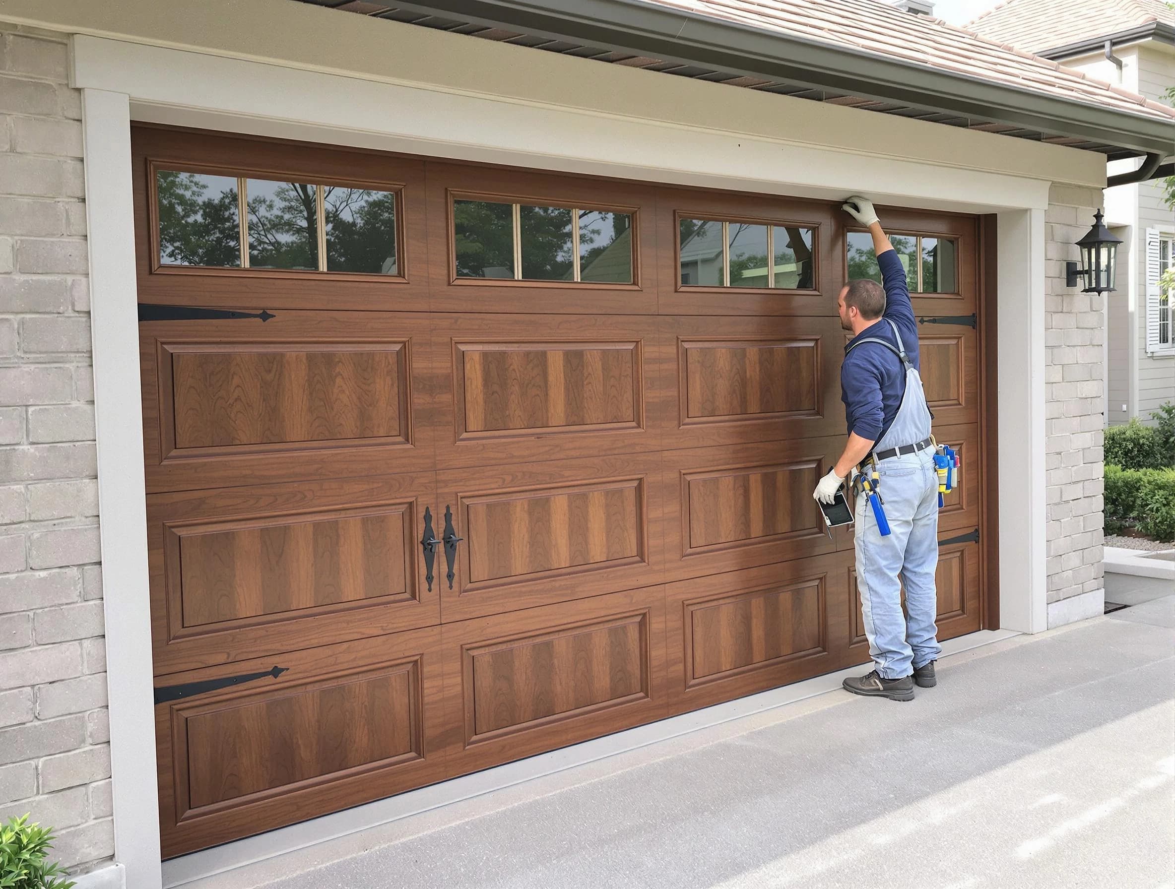 Custom garage door showcase by Ogden Garage Door Repair in Ogden