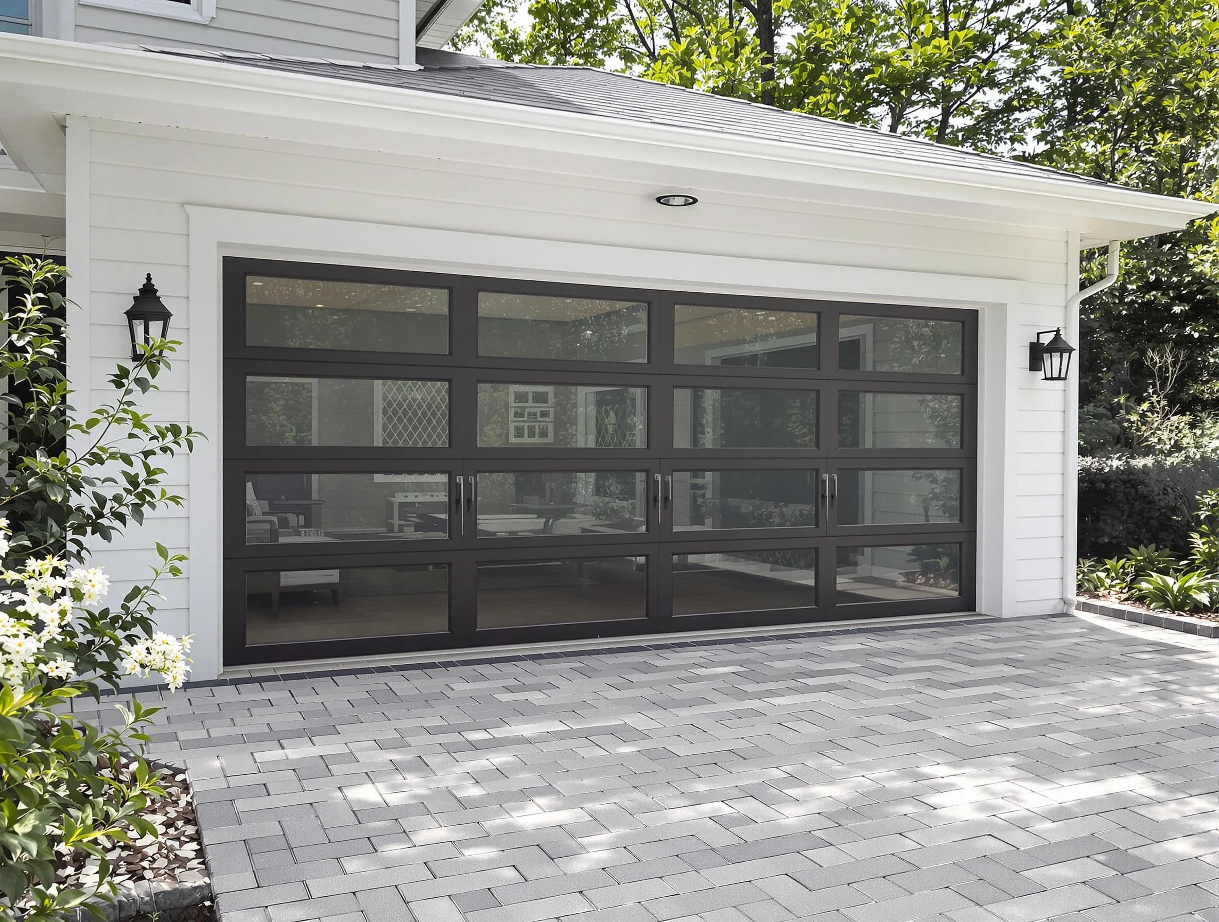 Ogden Garage Door Repair design specialist presenting custom garage door options to Ogden homeowner