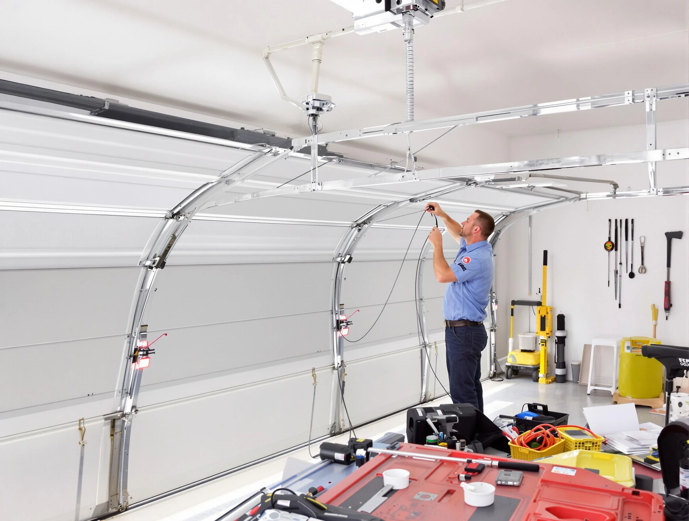 Garage door cable repair service by Ogden Garage Door Repair in Ogden