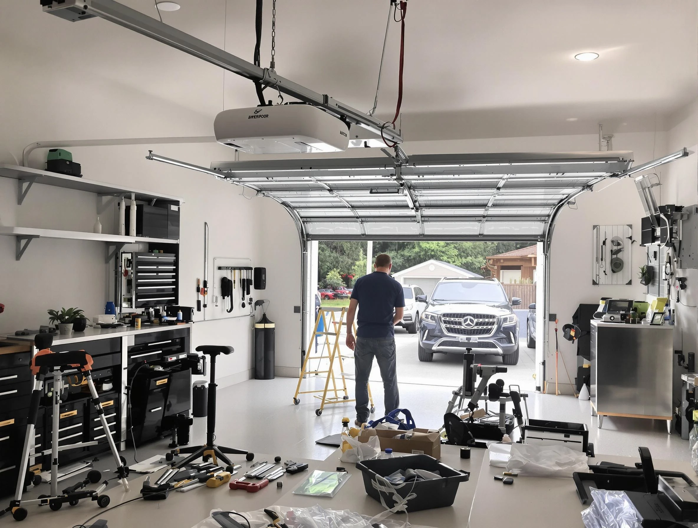 Garage door opener installation by Ogden Garage Door Repair in Ogden