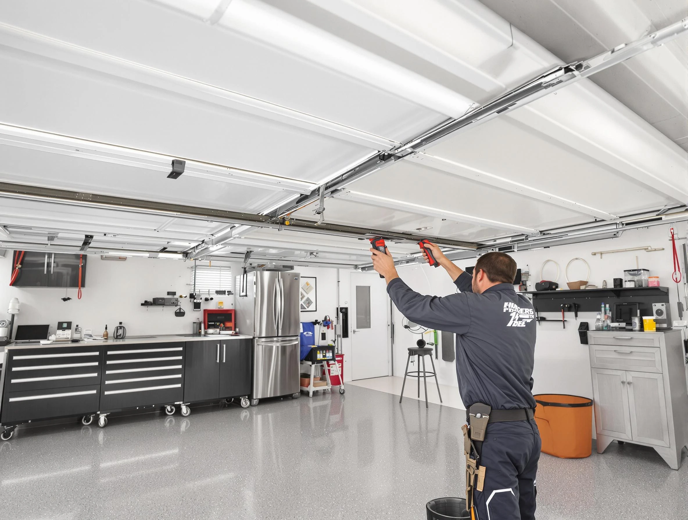Overhead garage door repair service by Ogden Garage Door Repair in Ogden