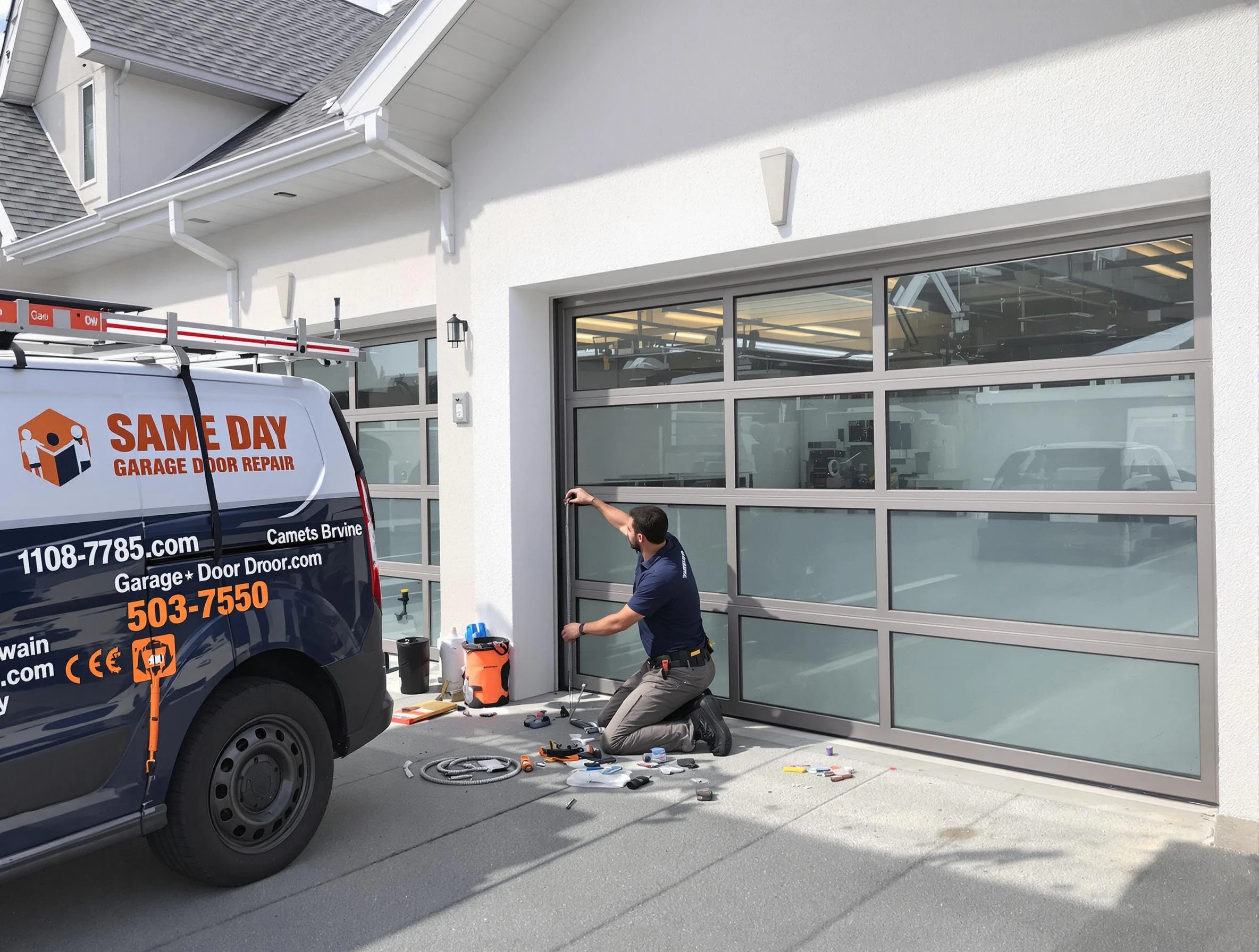 Same-day garage door repair service by Ogden Garage Door Repair in Ogden